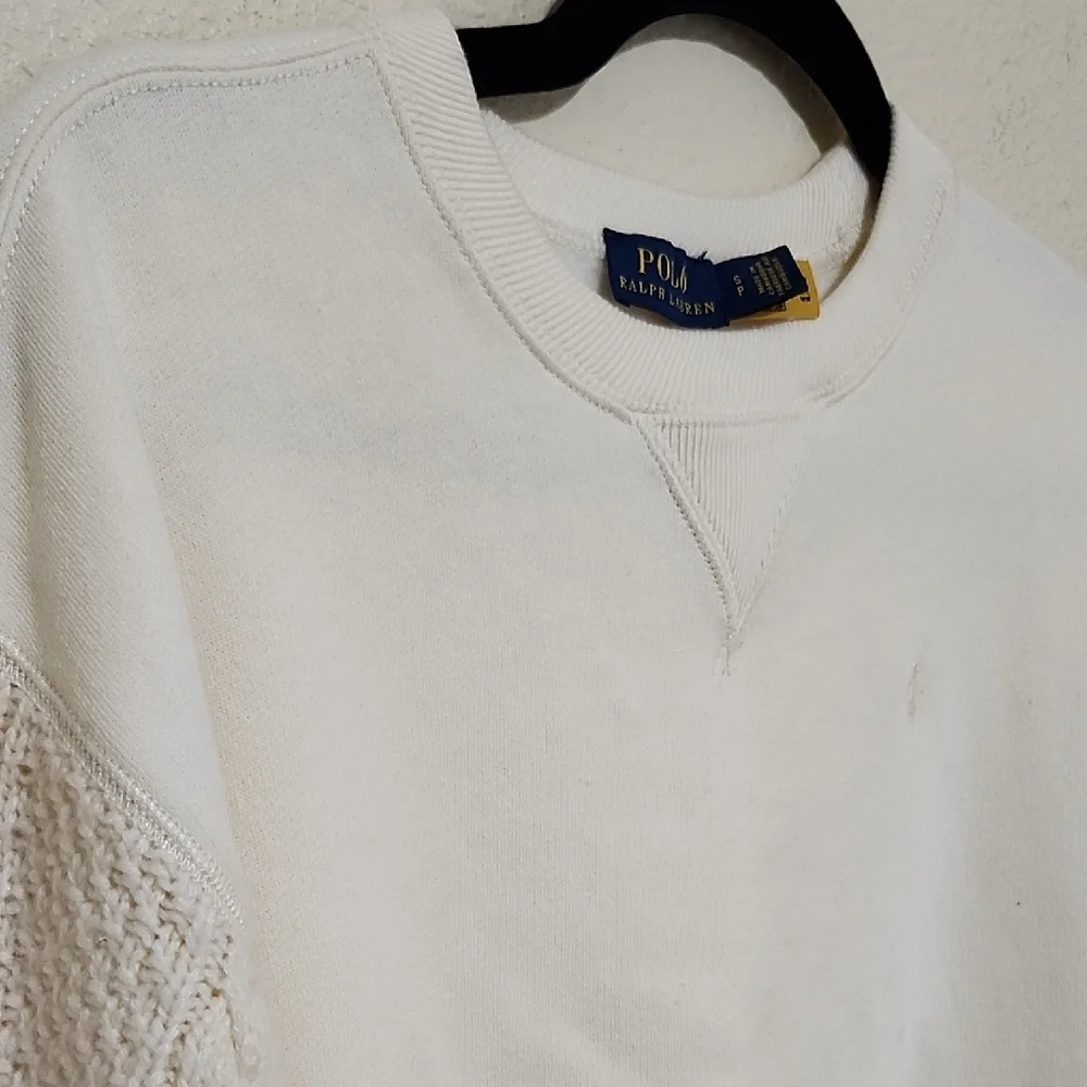 Polo Ralph Lauren White Crew Neck Sweater - Picture 8 of 13